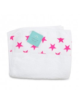 Aden+Anais Classic Toddler Towel, Kinderhandtuch, fluro pink