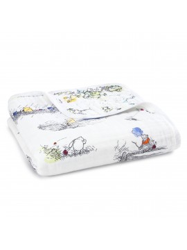 Aden+Anais Dream Blanket, Kuscheldecke für Babys und Kleinkinder, WINNIE POOH