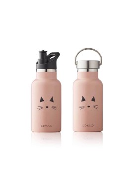 Anker Wasserflasche - cat rose