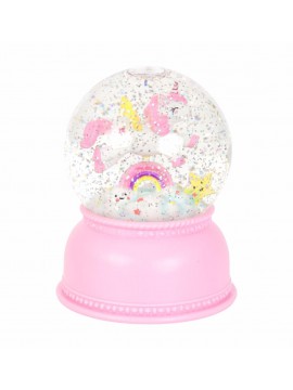 A little lovely Company - Licht Schneekugel EINHORN