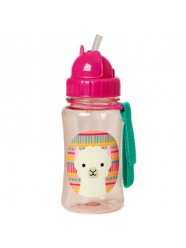 Zoo Straw Bottle - Lama