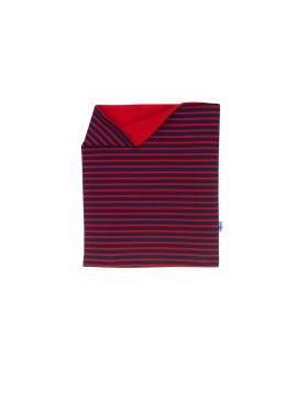 Finkid Tuubi Plus - Jersey Schalkragen mit Kuschelfleece navy/red OS